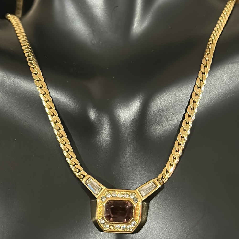 Dior octagon necklace in anemon’e